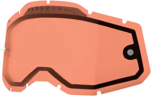 100% Accuri 2/Racecraft 2/Strata 2 Dual Lens - Vented - Rose 59082-00005