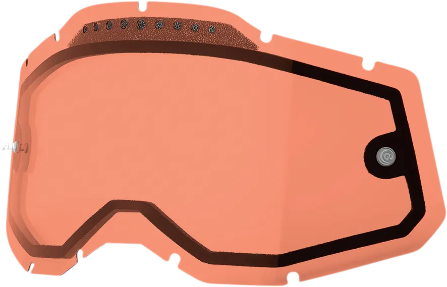 100% Accuri 2/Racecraft 2/Strata 2 Dual Lens - Vented - Rose 59082-00005