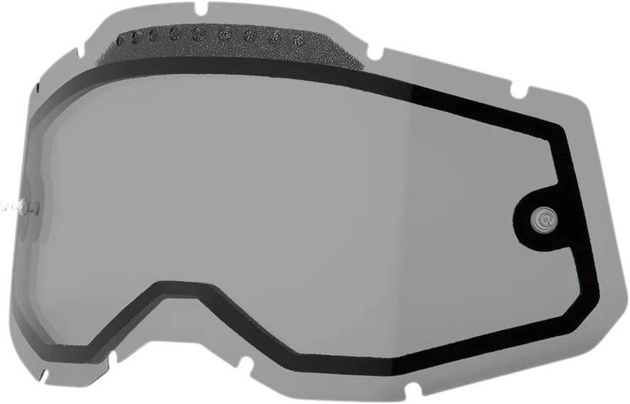 100% Accuri 2/Racecraft 2/Strata 2 Dual Lens - Vented - Smoke 59082-00002