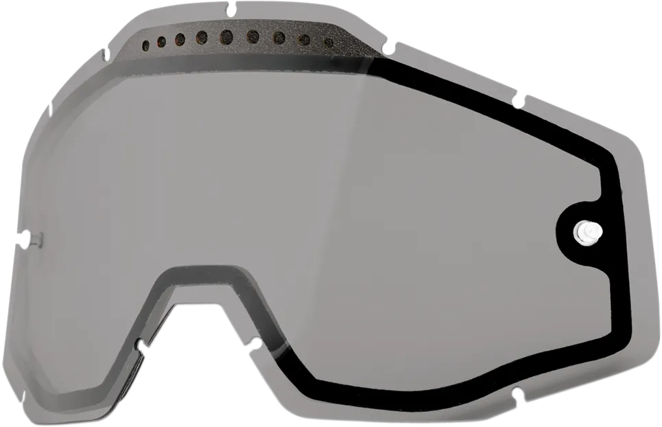 100% Accuri/Racecraft/Strata Dual Lens - Vented - Smoke 59009-00002