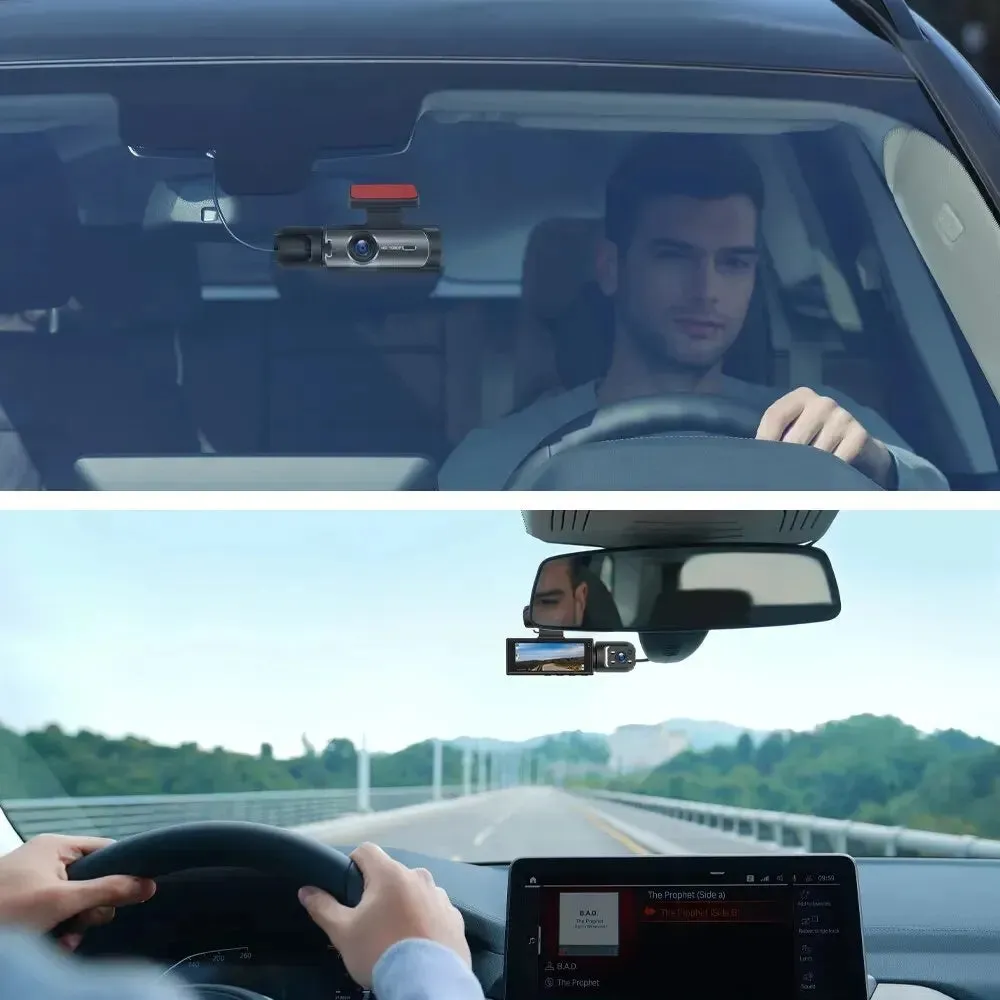 1080p Dual Lens Car Dvr with Night Vision