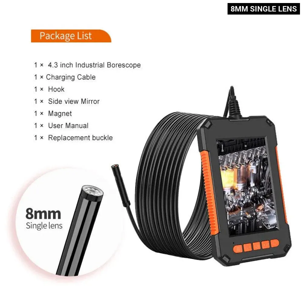 1080p Industrial Endoscope Camera with Dual Lens