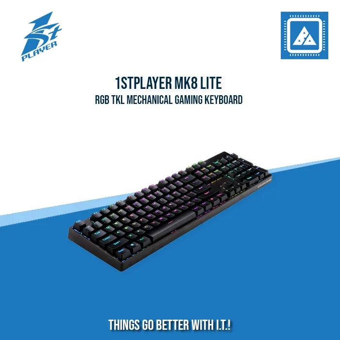 1STPLAYER MK8 LITE RGB TKL MECHANICAL GAMING KEYBOARD
