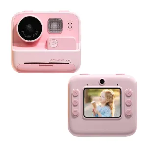 2-Inch Dual Lens Instant Print Camera for Children | 4800W Pixel | Without Memory Card | Pink