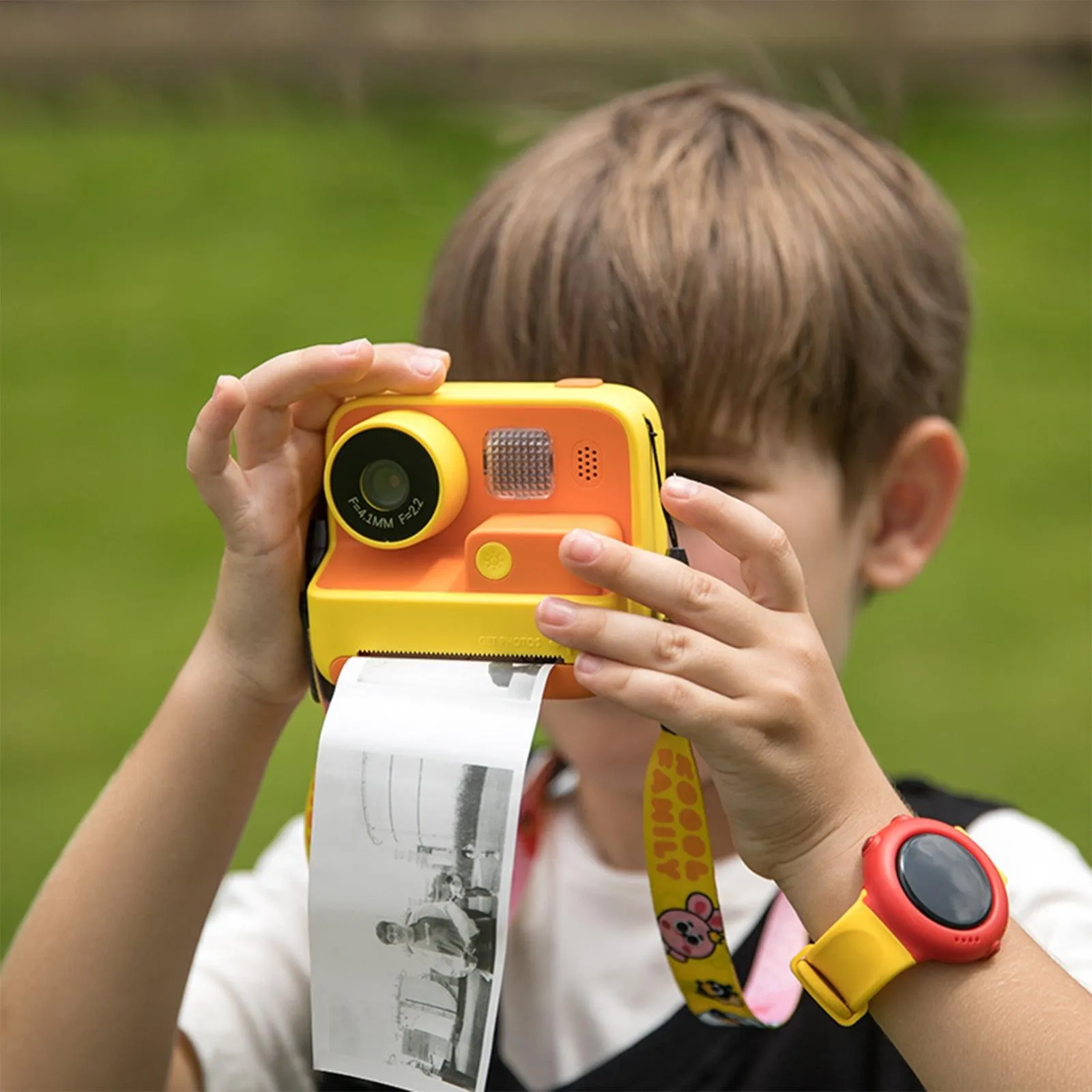 2-Inch Dual Lens Instant Print Camera for Children | 4800W Pixel | Without Memory Card | Pink