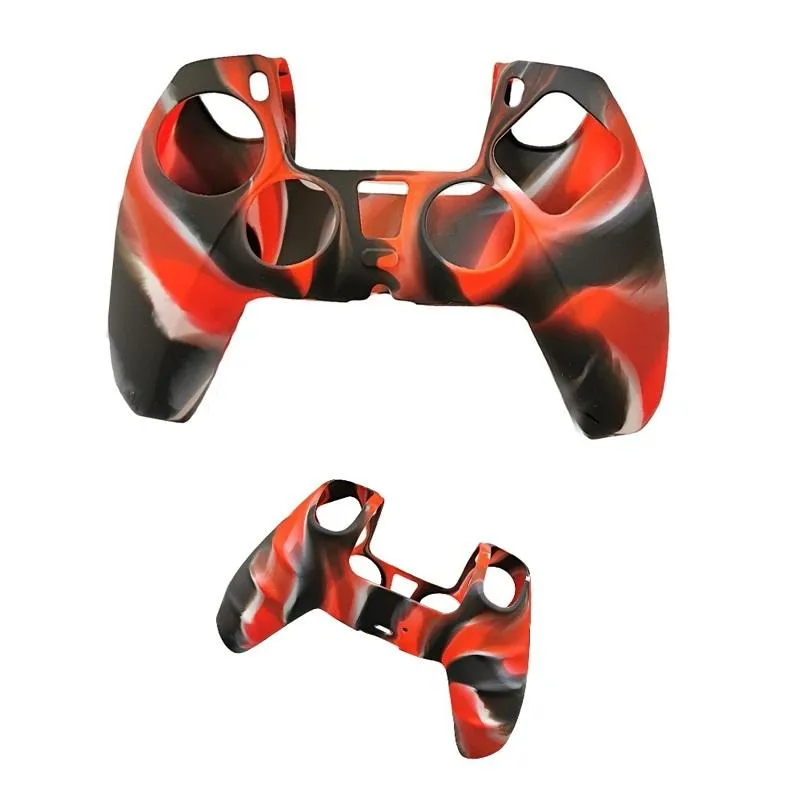 2-pack Non-slip Silicone Handle Covers for Ps5 Controllers