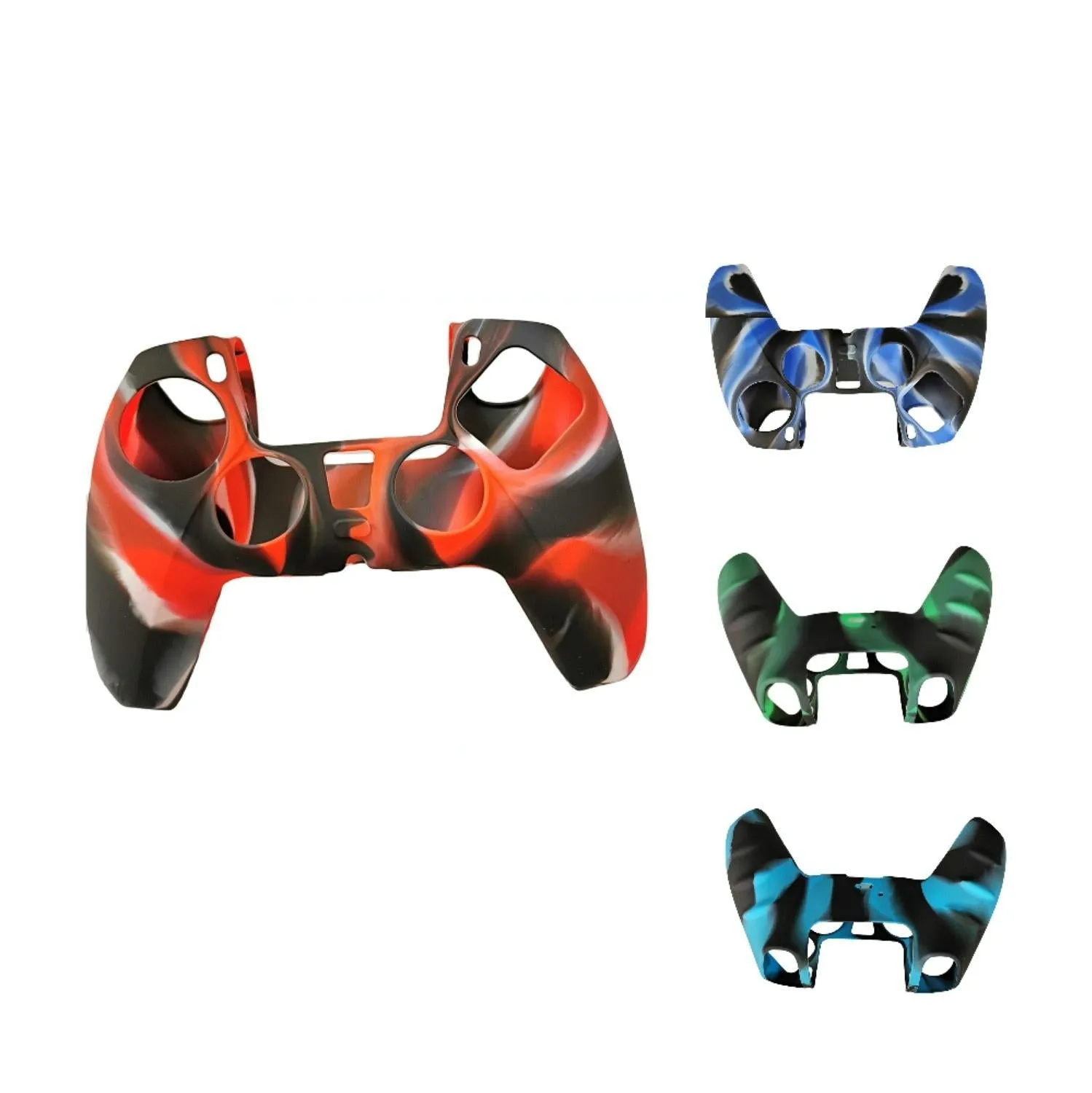 2-pack Non-slip Silicone Handle Covers for Ps5 Controllers