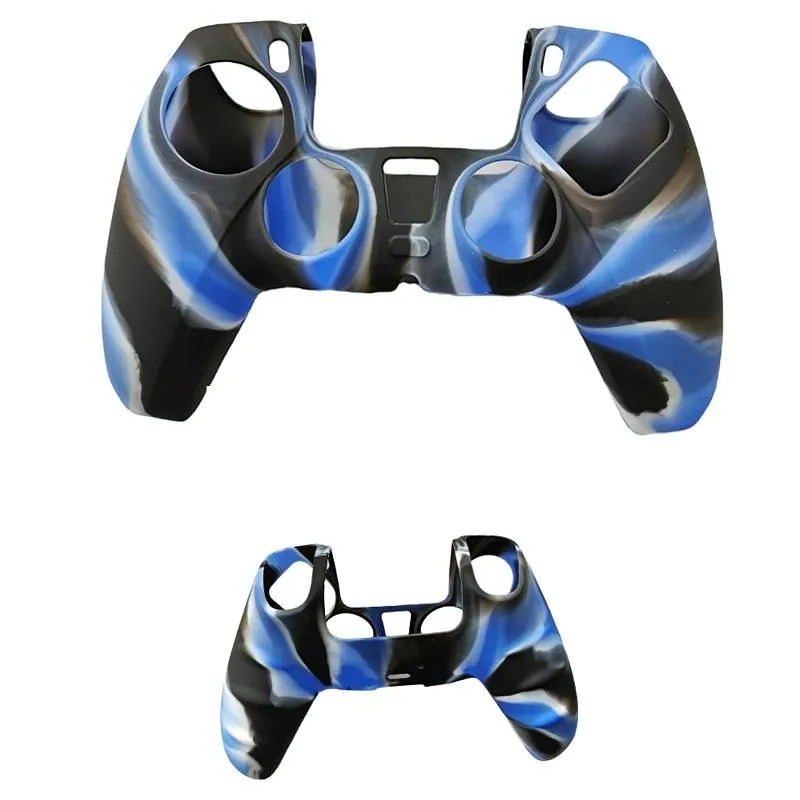 2-pack Non-slip Silicone Handle Covers for Ps5 Controllers