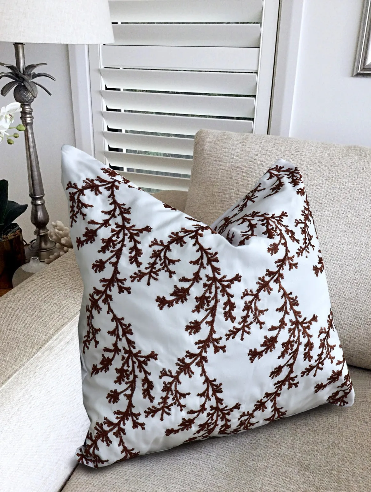 2 PCs Blue Embroidered 5338 Cushions