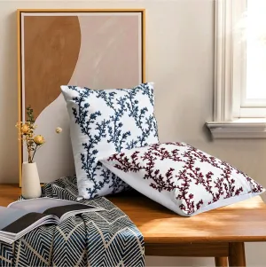 2 PCs Blue Embroidered 5338 Cushions
