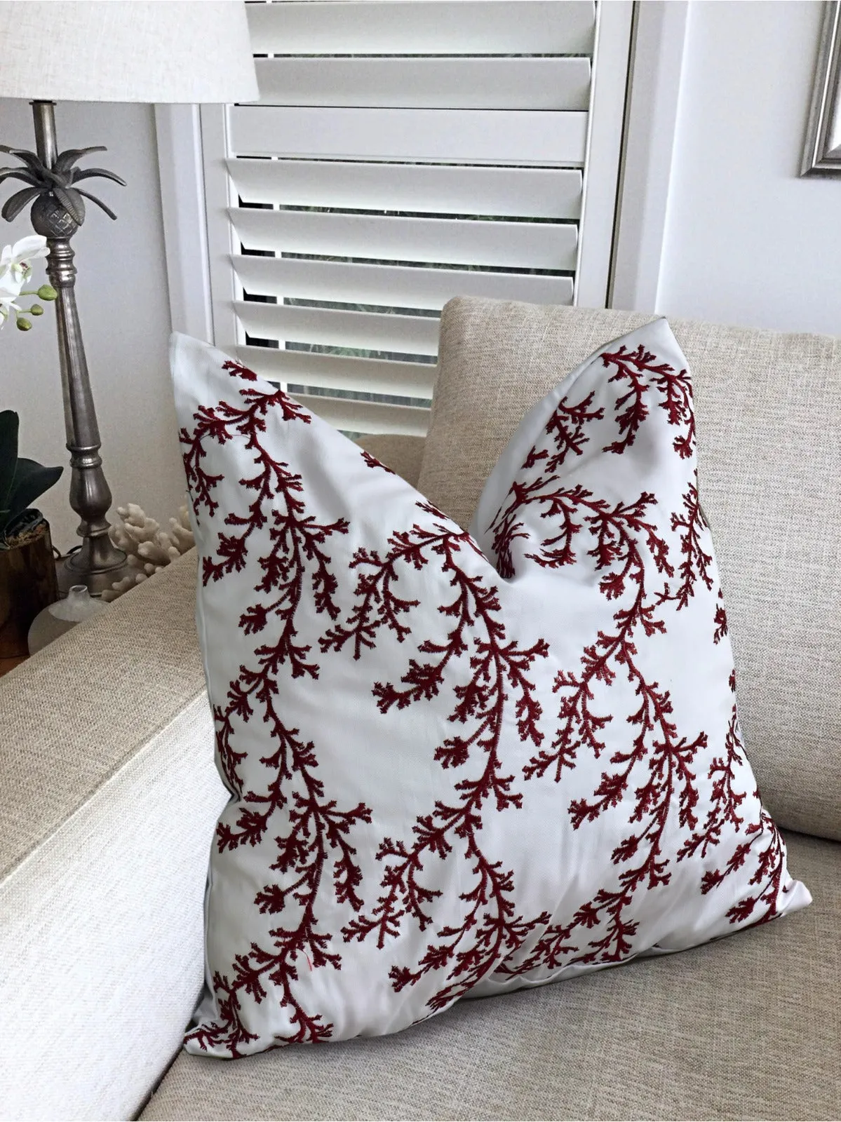 2 PCs Blue Embroidered 5338 Cushions