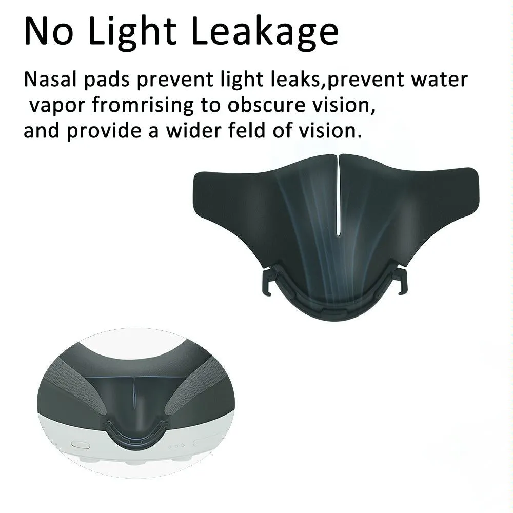 2-piece VR Nose Pad Mask for Meta Quest 3 | Face Cover Set | 2Pcs/Set