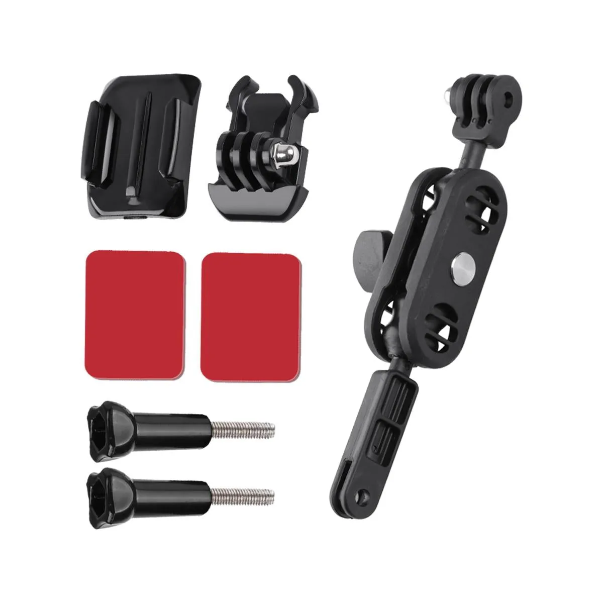 360 Degree Pivot Motorcycle Helmet Mount for Magic Arm Adapter