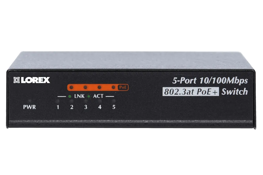 4-Channel High Power PoE Switch