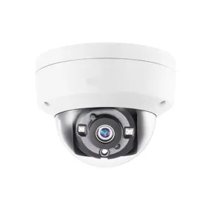 5MP HD TVI Vandal Proof EXIR Glass Dome Camera, 2.8mm lens, White
