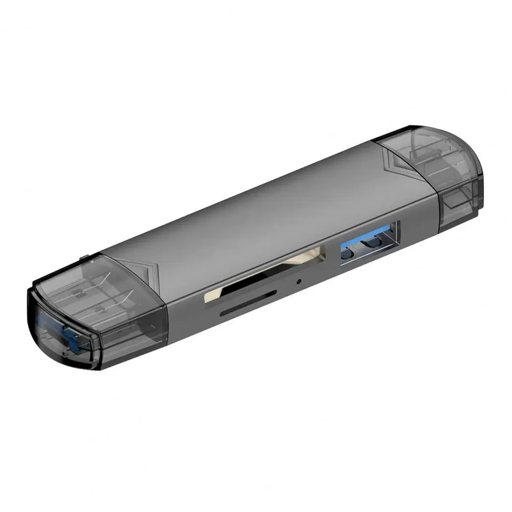 6 in 1 Usb 3.0 Card Reader Type c Micro Usb Tf Sd Flash Drive Adapter for Phones