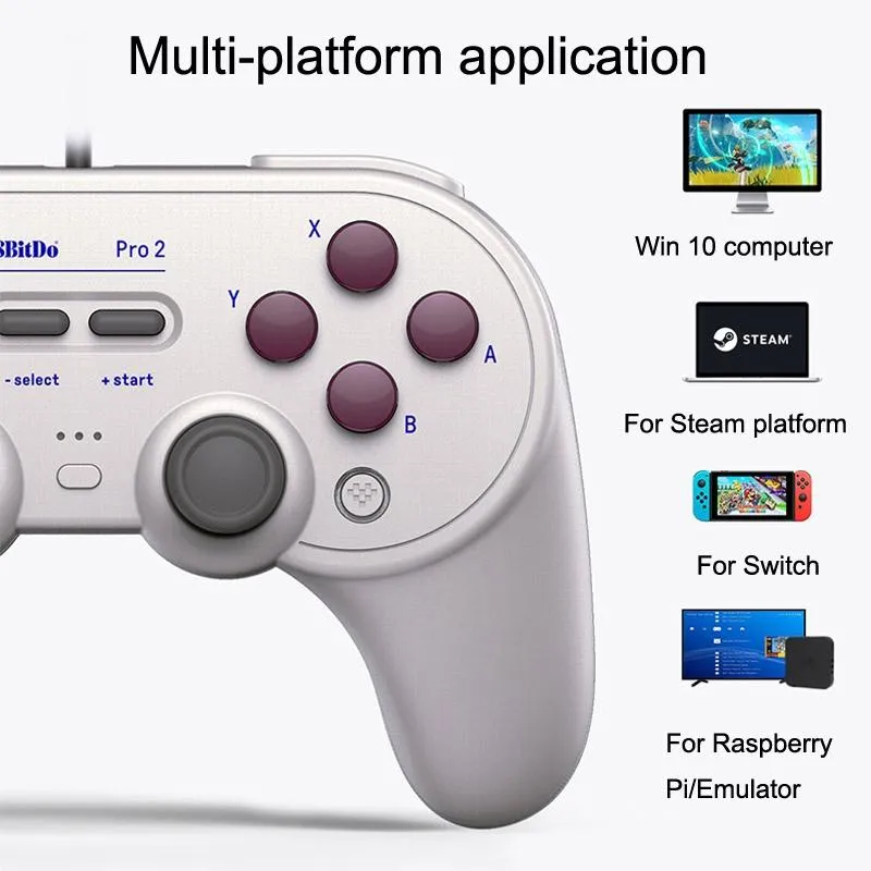 8bitdo Pro 2 Wired Gamepad for Switch