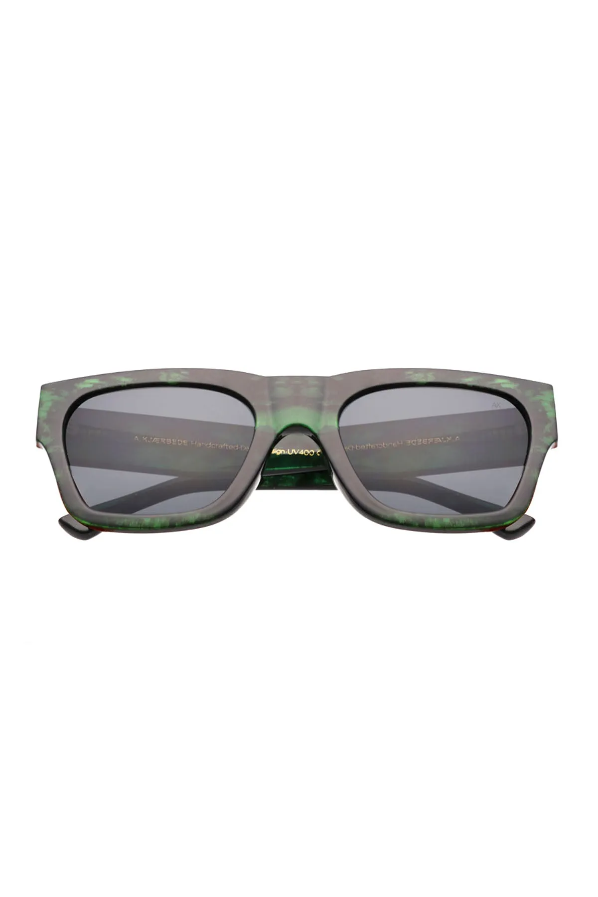 A Kjaerbede Agnes Green Marble Sunglasses