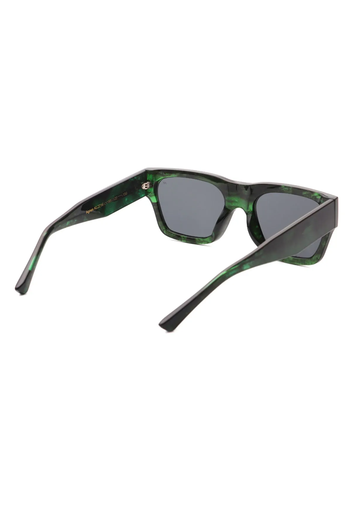 A Kjaerbede Agnes Green Marble Sunglasses