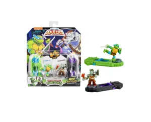 Akedo Ultimate Arcade Warriors Teenage Mutant Ninja Turtles - Leonardo vs Rocksteady Action Figures