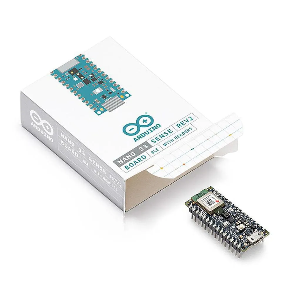 Arduino Nano 33 BLE Sense REV2 (with headers)