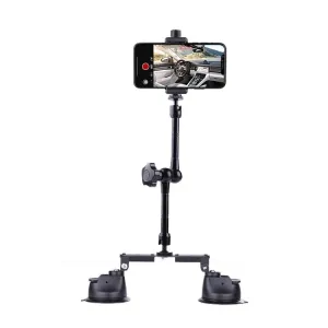 Articulating Dual Suction Cup Magic Arm Phone Mount