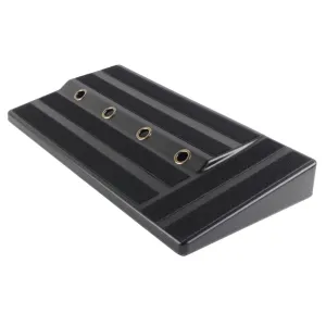 Big Size Guitar Effects Pedal Board Sturdy PE Plastic Guitar Pedalboard Case with Sticking Tape Guitar Pedals Accessories