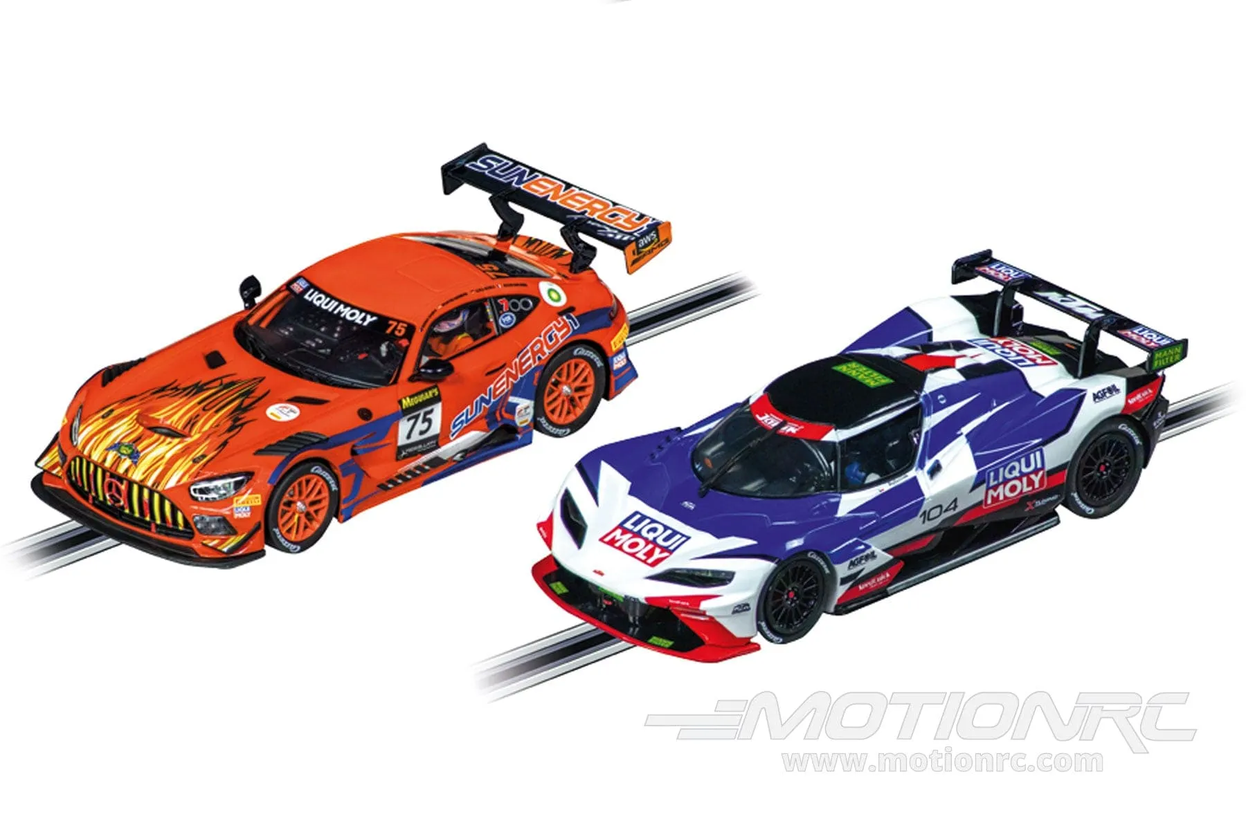 Carrera Flames and Fame 1/32 Scale Evolution Slot Car Set
