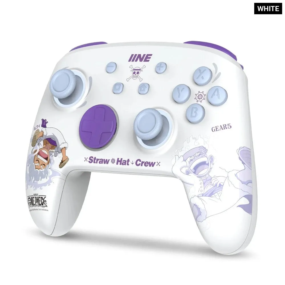 Cartoon Design Wireless Pro Controller Wake Up Macro Turbo Function Rgb Lighting Compatible with Nitendo Switch