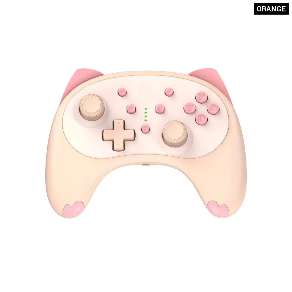 Cartoon Kitten Wake Up Voice Wireless Controller Headset Support Compatible Nintendo Switch/switch Lite/switch Oled