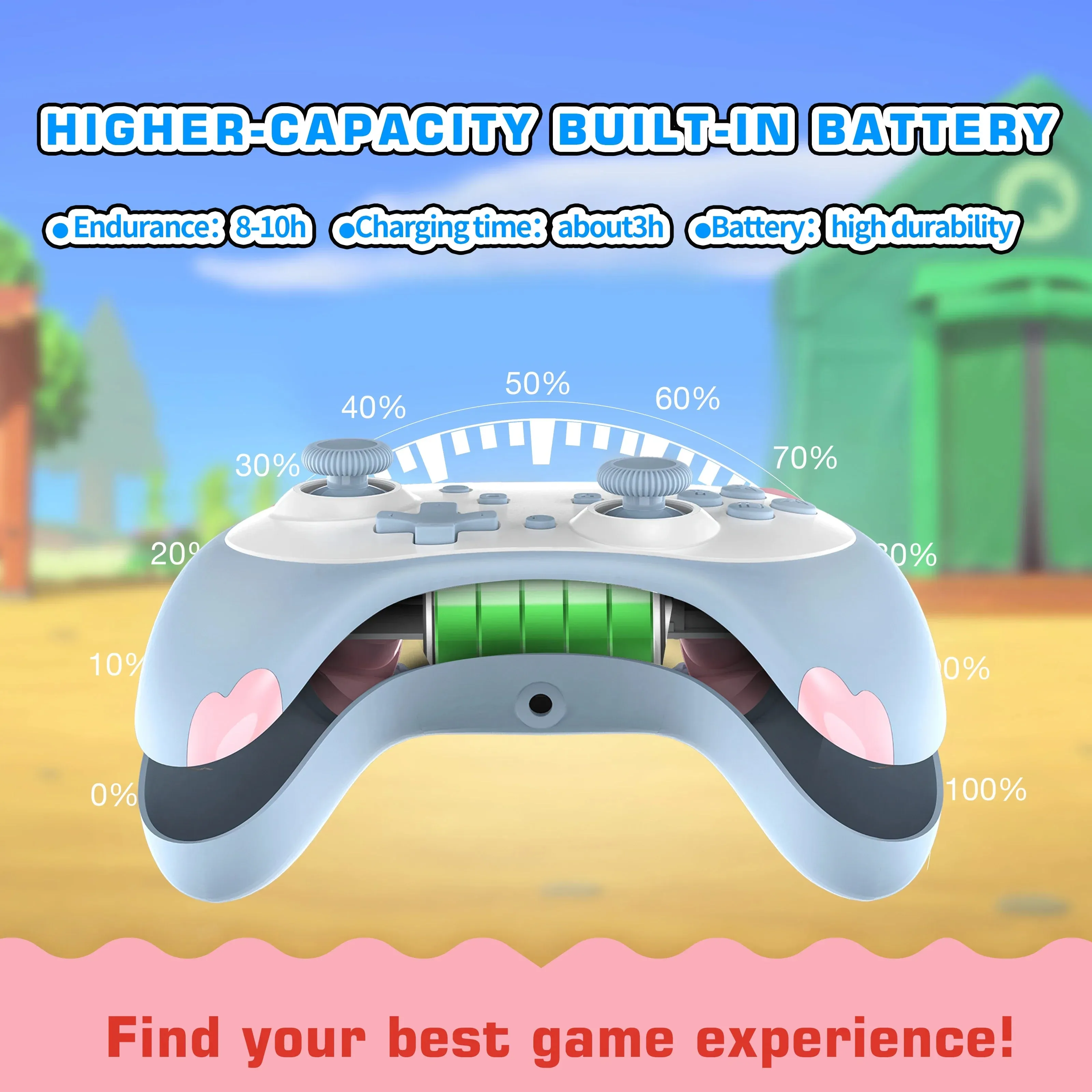 Cartoon Kitten Wake Up Voice Wireless Controller Headset Support Compatible Nintendo Switch/switch Lite/switch Oled