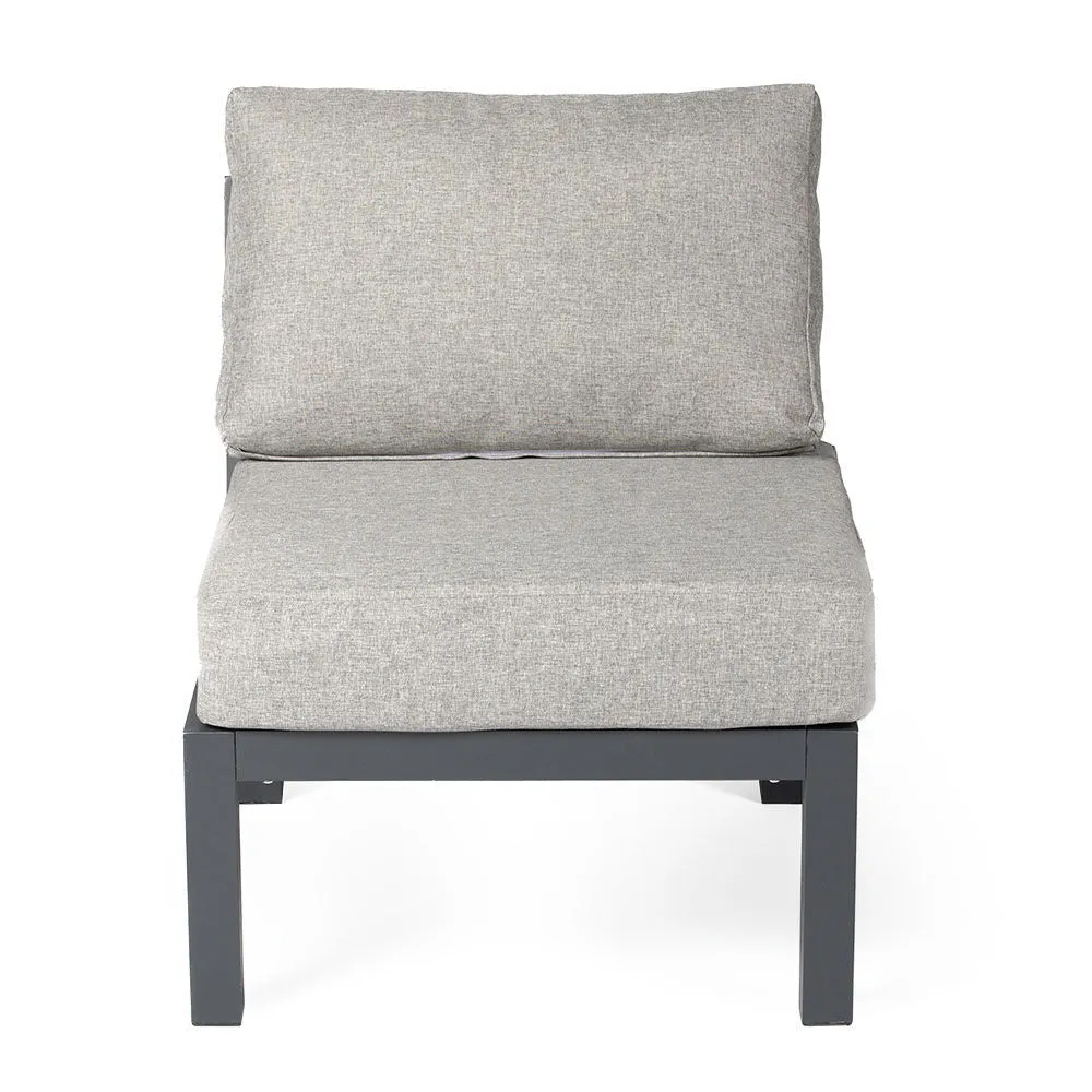 Caspian Armless Chair with Cushions