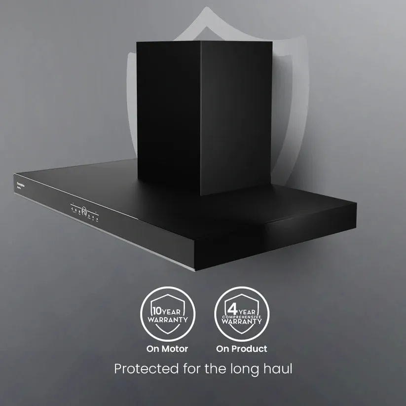 CHD-QPVB90FLE-MBL-Box Wall Mounted Chimney QuietPro 90 cm