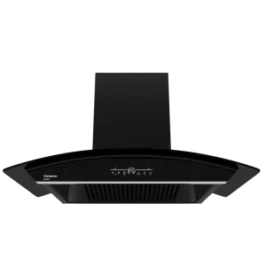 CHD-QPVC90FLE-MBL-Curved Wall Mounted Chimney QuietPro 90 cm