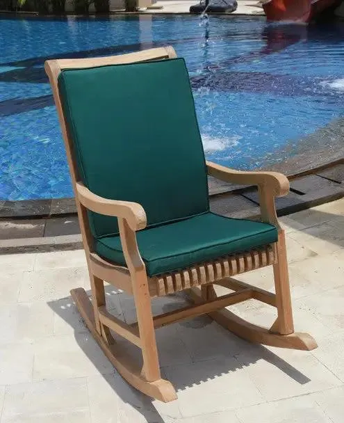 Classic Teak Rocker Chair cushion