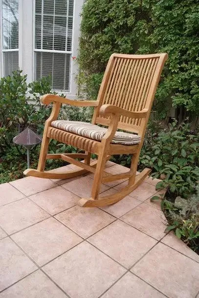Classic Teak Rocker Chair cushion