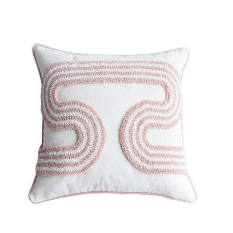 Cotton Candy Plush Scatter Cushion - S-Shaped