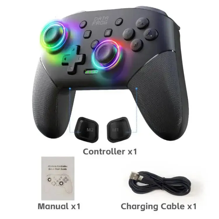 Data Frog Wireless Controller for Nintendo Switch Oled Lite 1000mah Battery Turbo Function