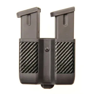 Double Stack Carbon Fiber Double Pistol Magazine Pouch