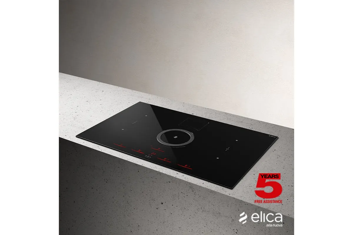 Elica Nikolatesla 83cm Built-in Duct Induction Hob | NIKOSWITCHDUCBL