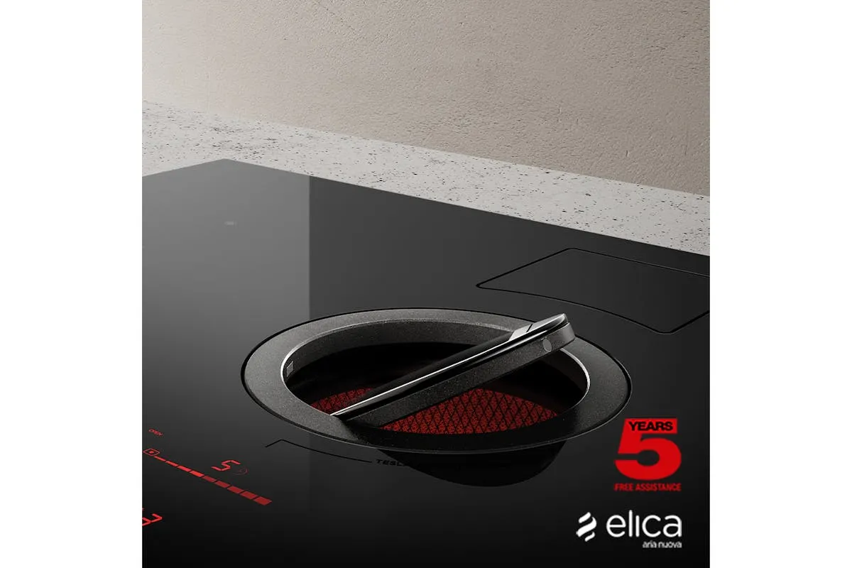 Elica Nikolatesla 83cm Built-in Duct Induction Hob | NIKOSWITCHDUCBL