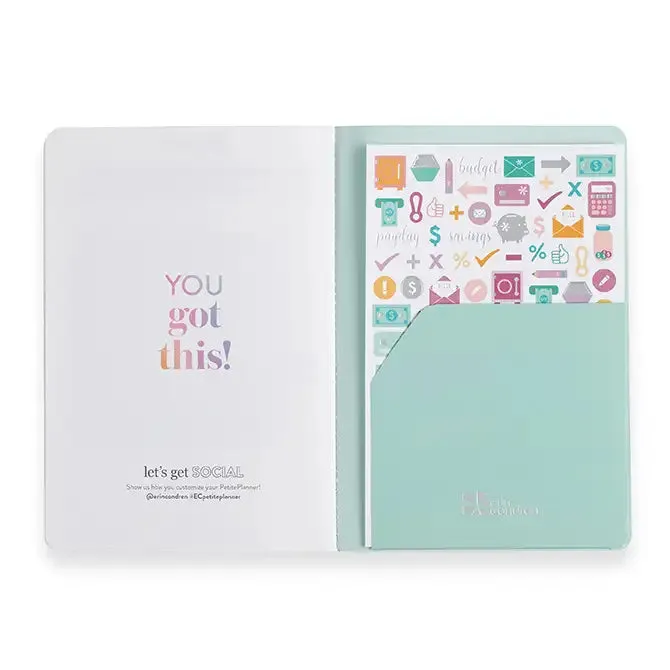 Erin Condren Budget Petite Planner Book - Colour Blends