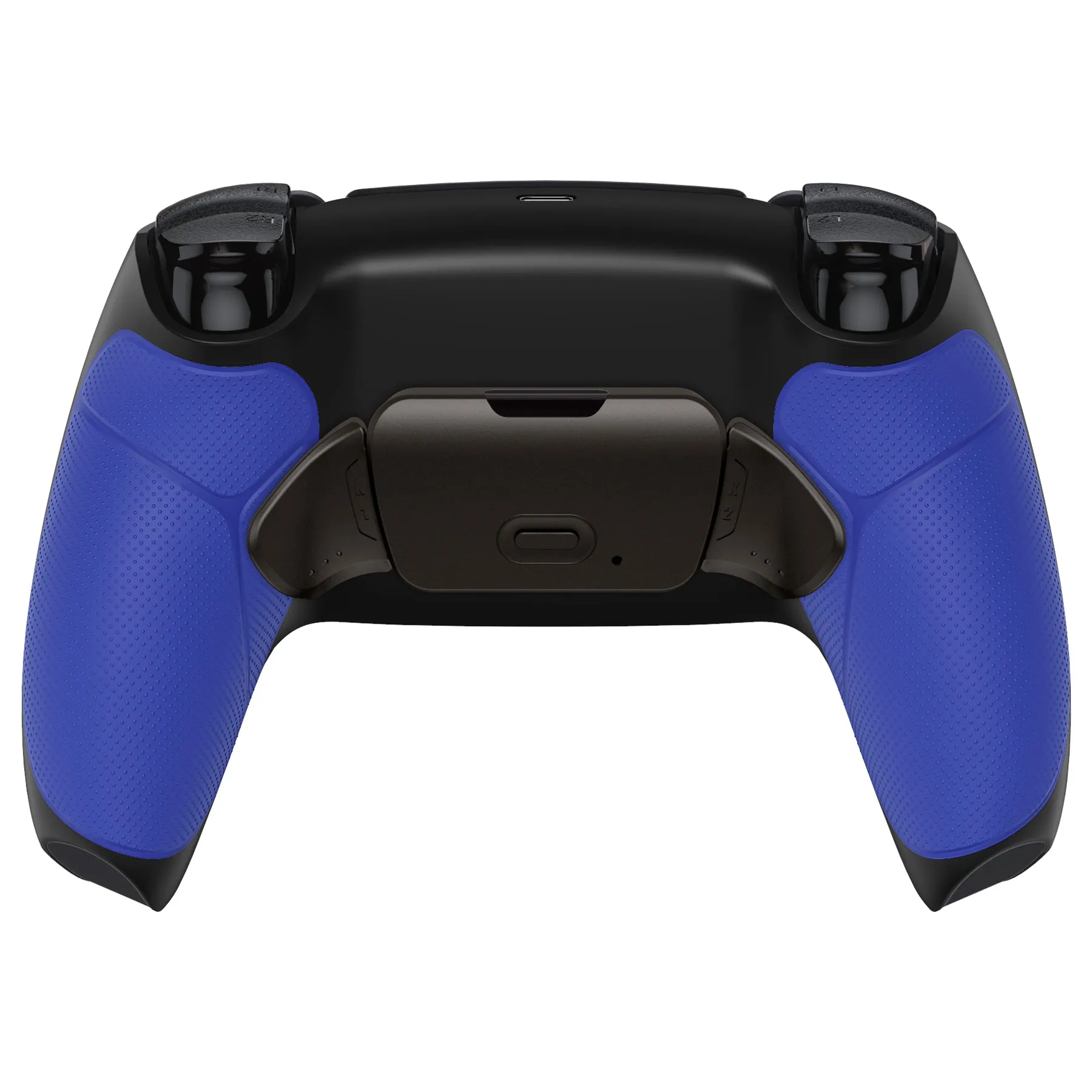 eXtremeRate Black Real Metal Buttons (RMB) Version RISE 2.0 Remap Kit for PS5 Controller BDM-010/020 - Rubberized Blue - XPFJ7007