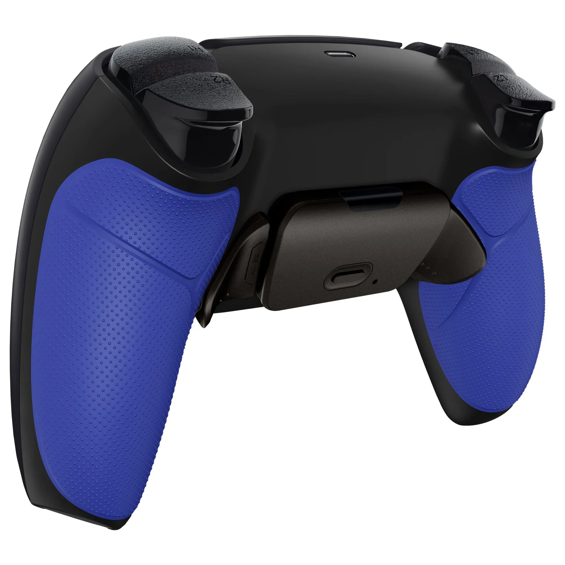 eXtremeRate Black Real Metal Buttons (RMB) Version RISE 2.0 Remap Kit for PS5 Controller BDM-010/020 - Rubberized Blue - XPFJ7007