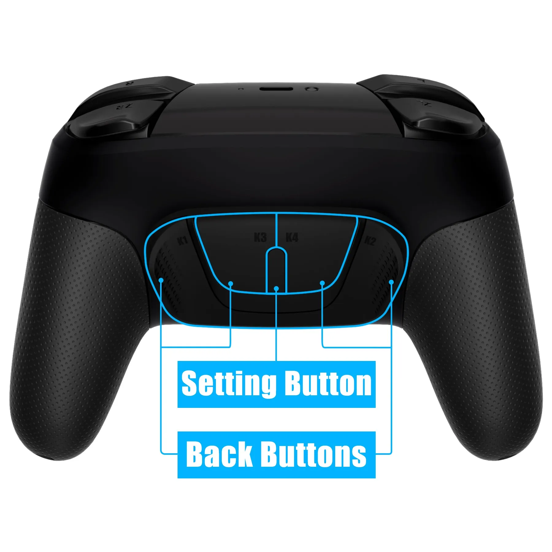 eXtremeRate Remappable RISE4 Remap Kit for Nintendo Switch Pro Controller - Black - XGNPP001