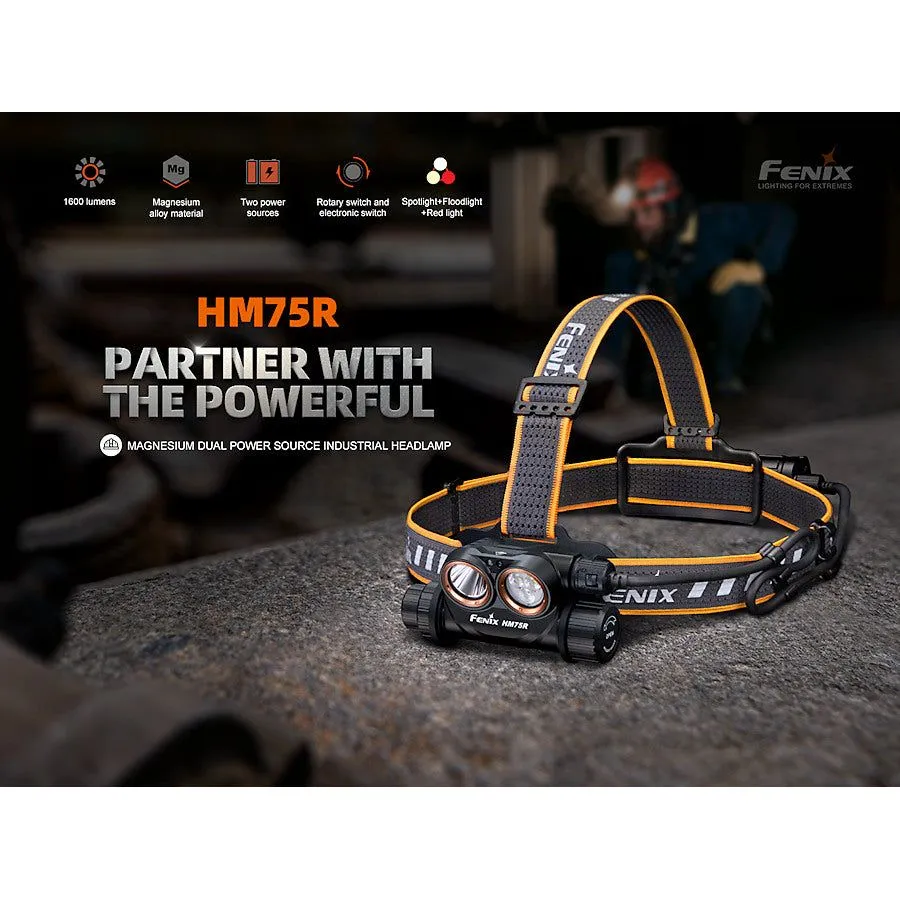 Fenix HM75R 1600 Lumens Rechargeable Headtorch