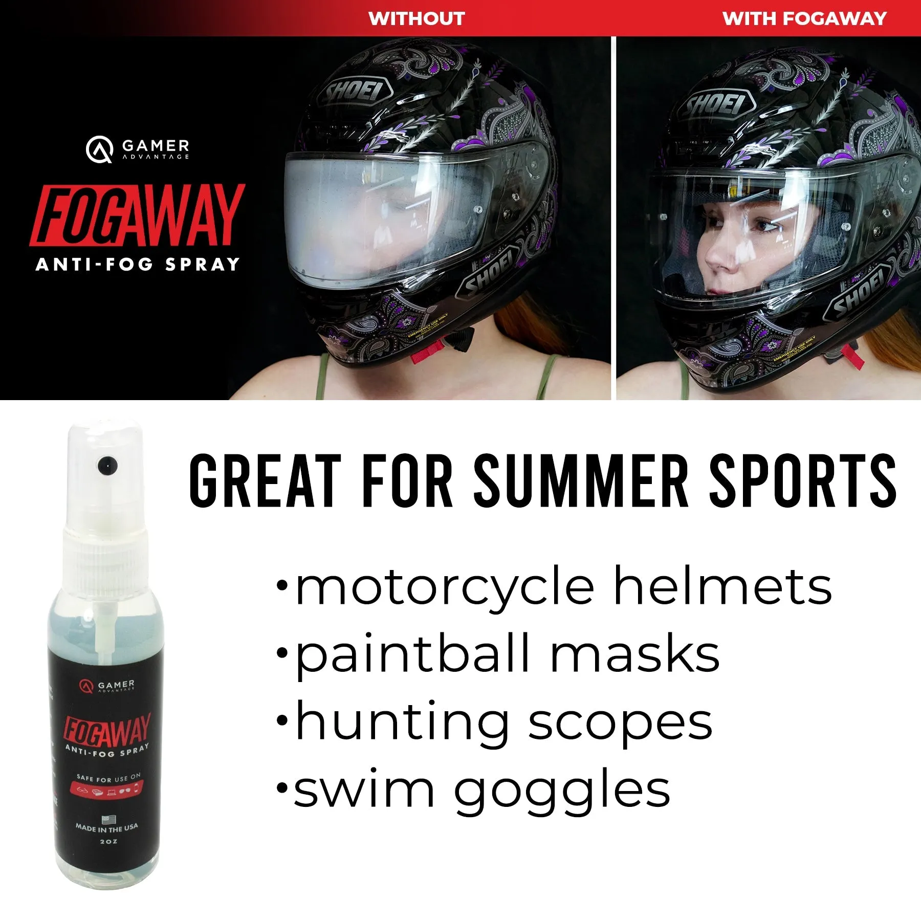 Fog Away Spray - 2 Pack