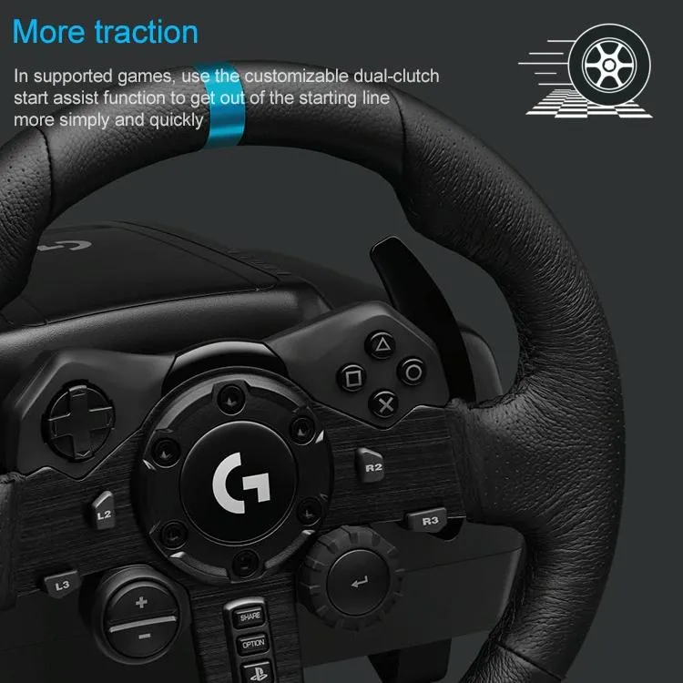 G923 Game Racing Steering Wheel Pedal Shift Lever for Ps5 / Ps4 / Pc