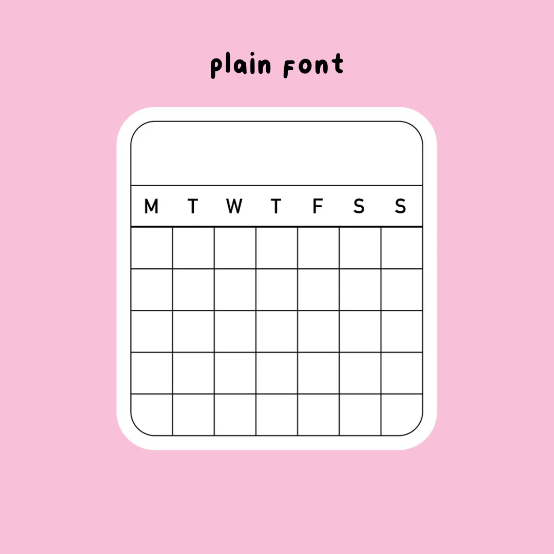 Habit tracker sticker sheet