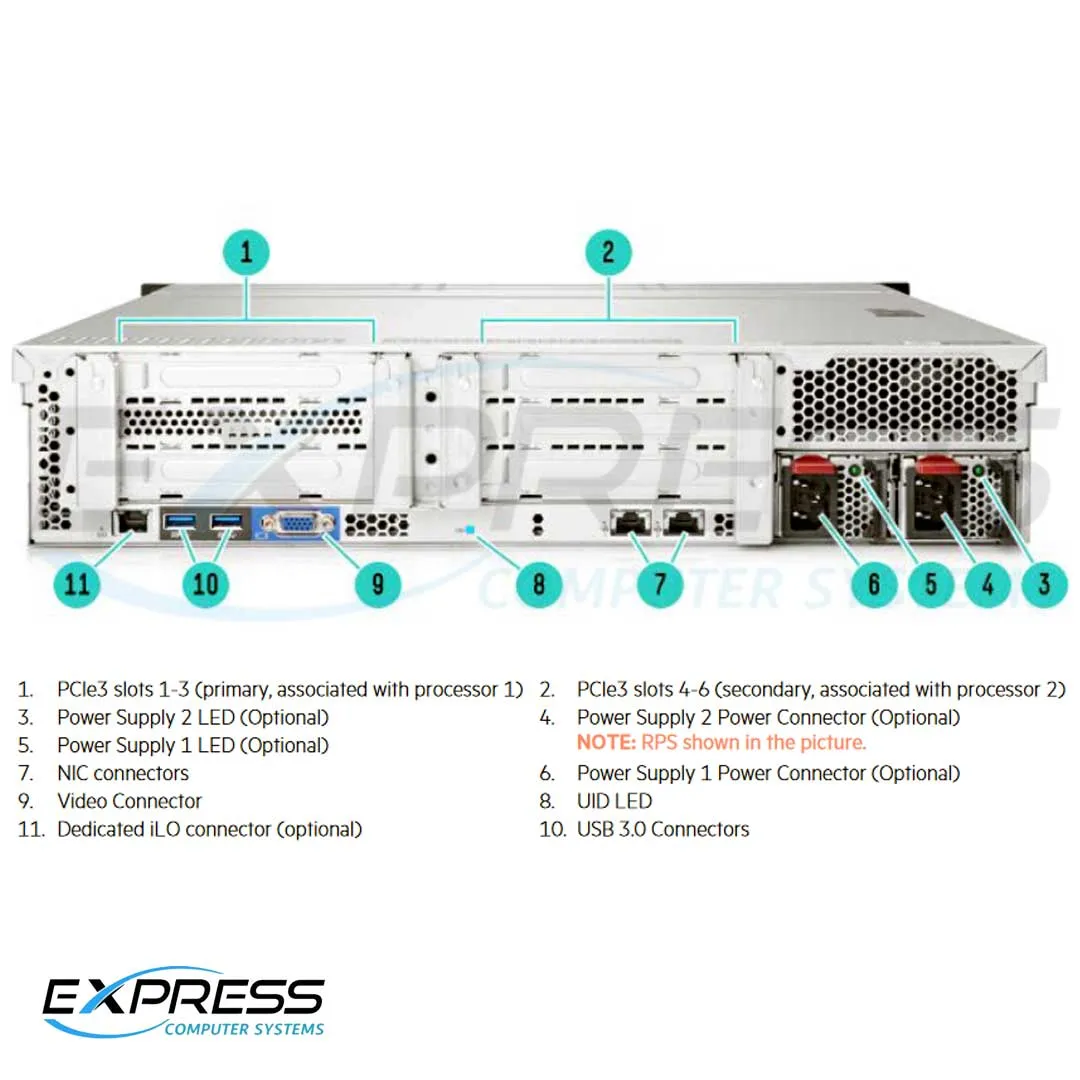 HPE ProLiant DL180 Gen9 Hot Plug 8LFF Server Chassis | 754524-B21